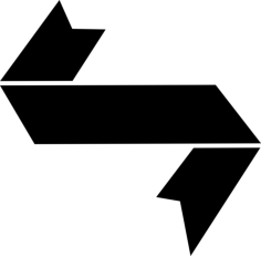 Ribbon Banner Svg Line Art, Free Vectors File